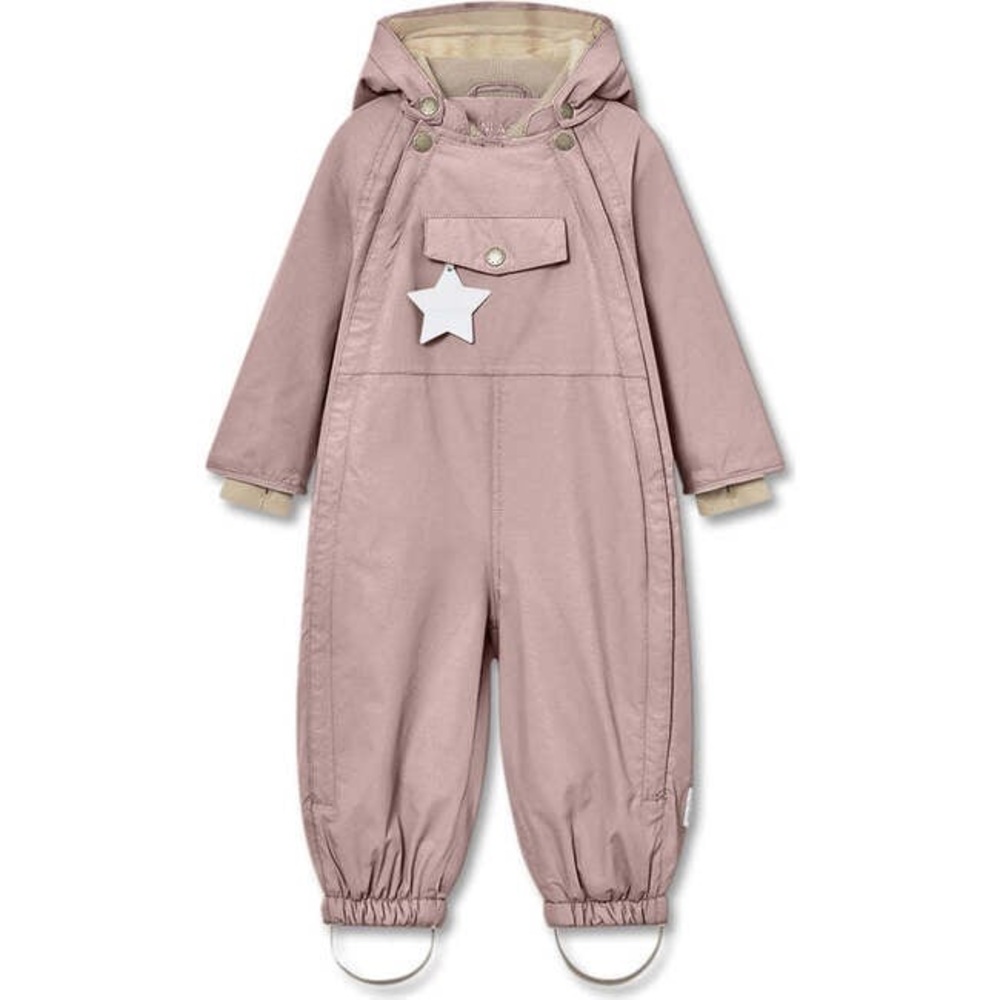 Mini A Ture Pink Kids Matwisti Fleece Lined Snowsuit